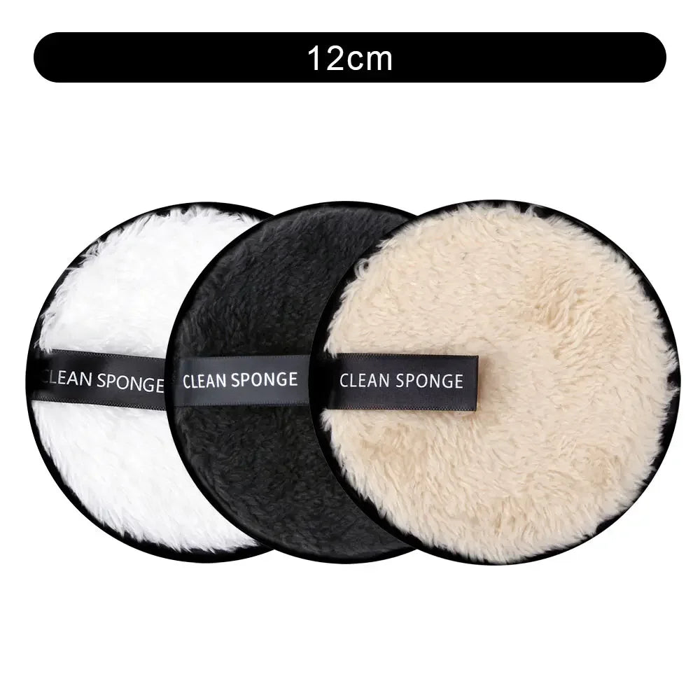 Cotons démaquillants réutilisables en coton – Lot de 3 disques lavables ultra doux