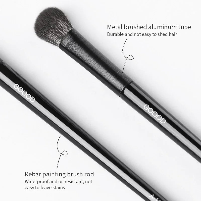 Set de pinceaux yeux professionnel – 6 pinceaux précision pour ombres, eyeliner & sourcils