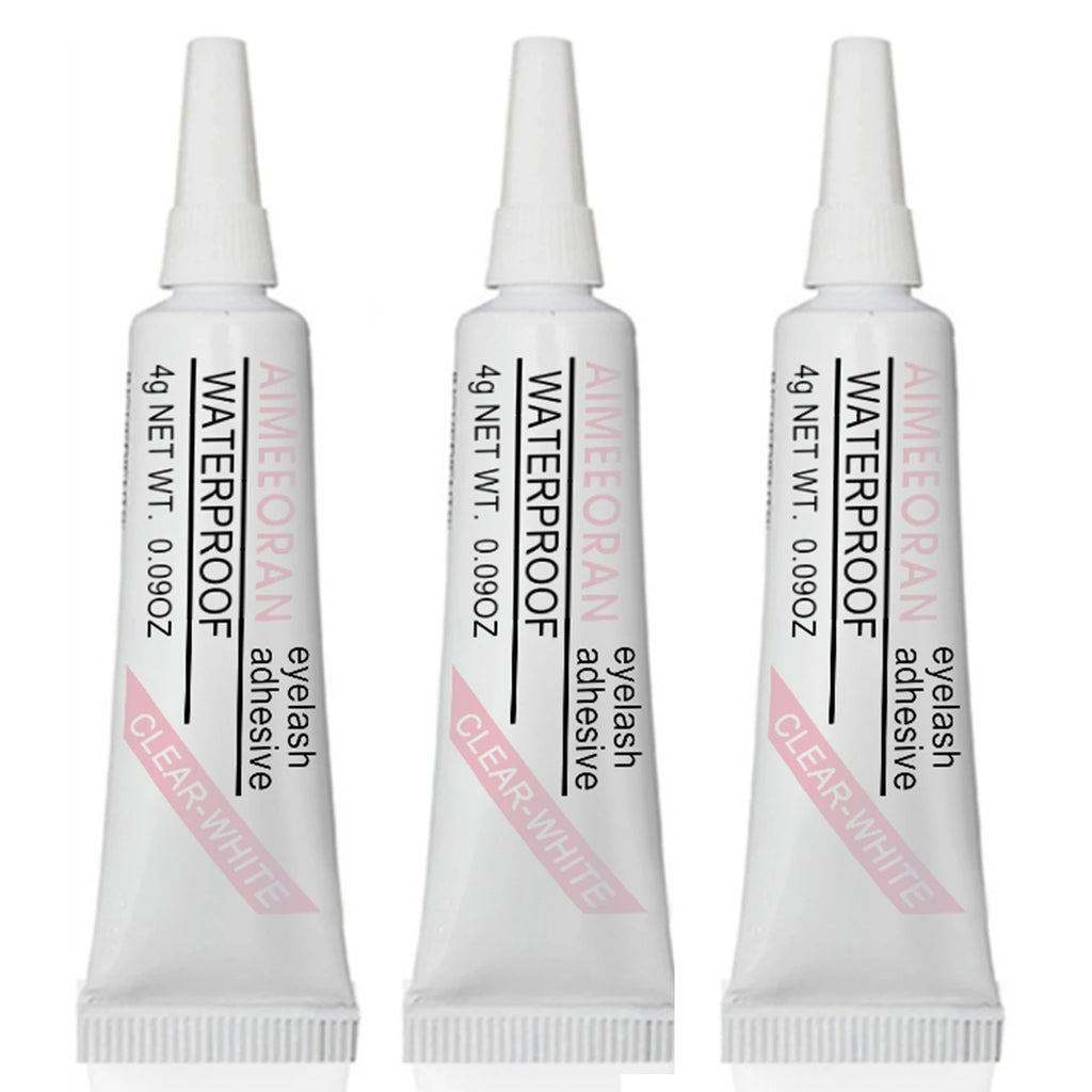 Colle à faux cils professionnelle waterproof 4 g – Tenue forte, hypoallergénique