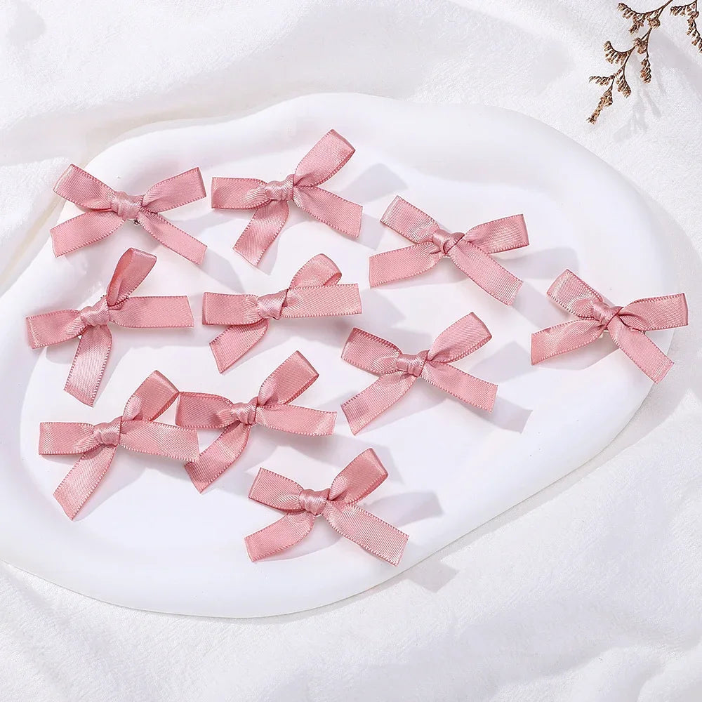 Lot de 10 mini pinces nœuds– Barrettes cheveux fille style ballet