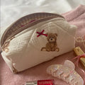Trousse de maquillage kawaii ours – Pochette cosmétique femme douce & pratique
