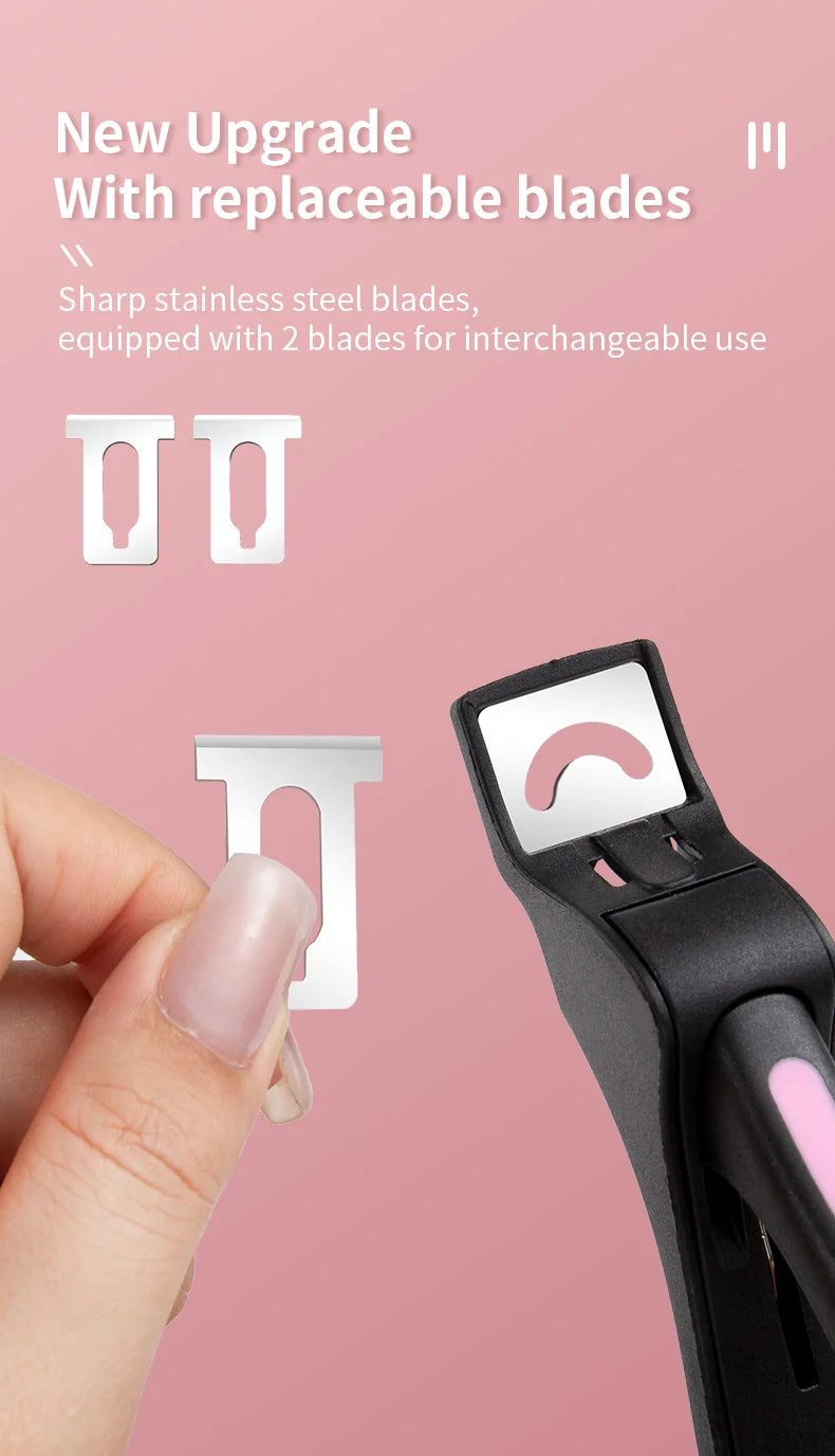Coupe-ongles en U pour faux ongles – Coupe précise et réglable pour manucure