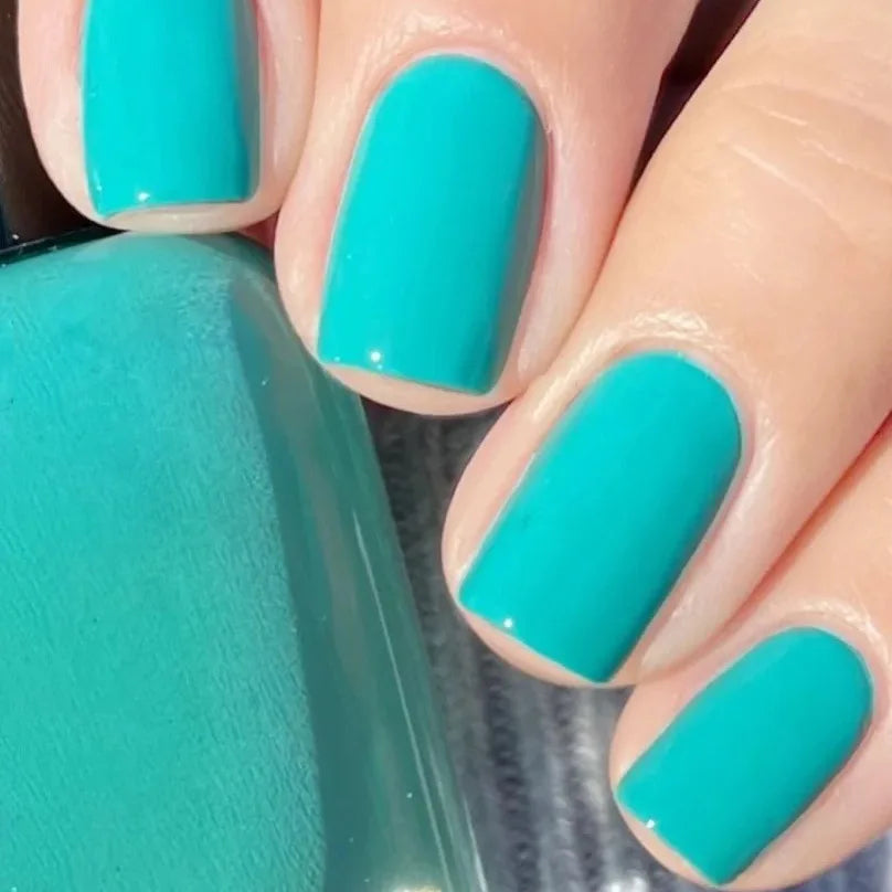 Faux ongles press-on courts carrés – Couleurs unies – 24 pièces