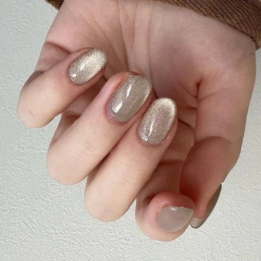 Faux ongles press-on courts carrés – Couleurs unies – 24 pièces
