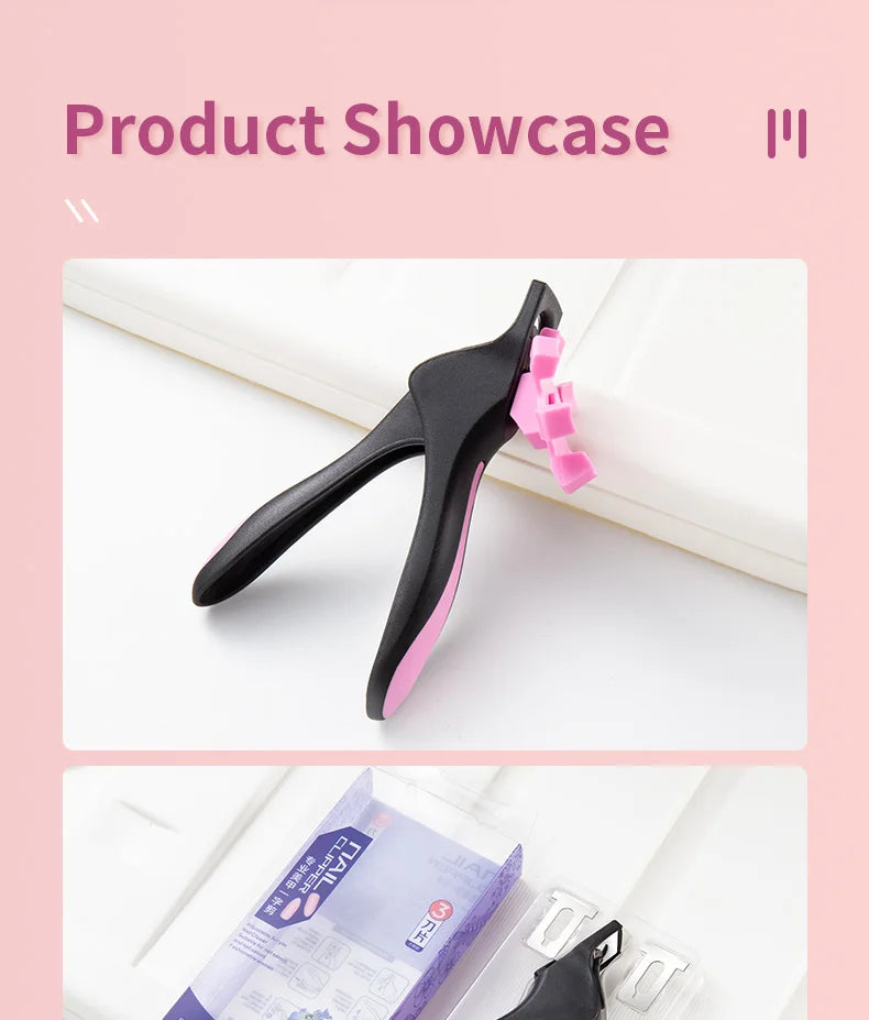 Coupe-ongles en U pour faux ongles – Coupe précise et réglable pour manucure