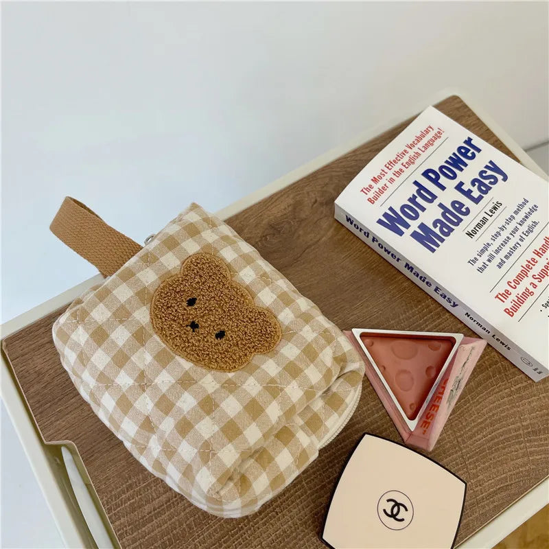 Trousse maquillage ourson – Sac de rangement mignon & pratique pour le quotidien