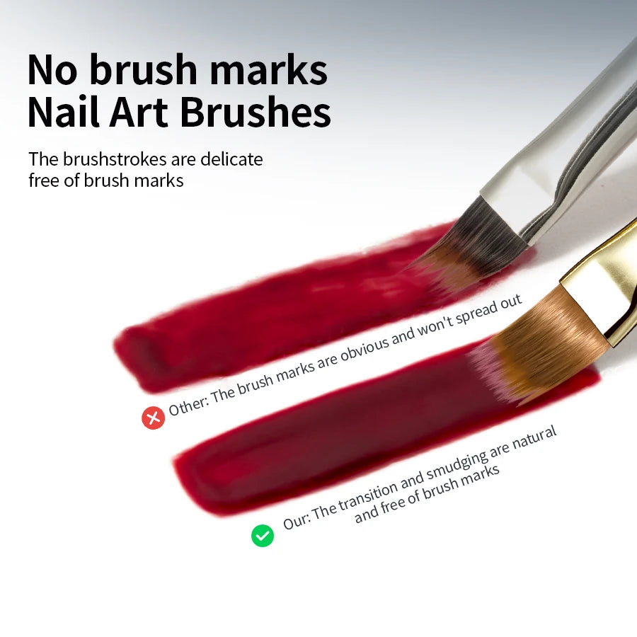 Pinceau Nail Art dégradé – Elastic Sweep Brush pour effets lissés