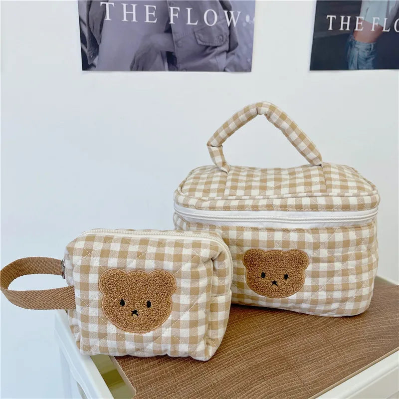 Trousse maquillage ourson – Sac de rangement mignon & pratique pour le quotidien