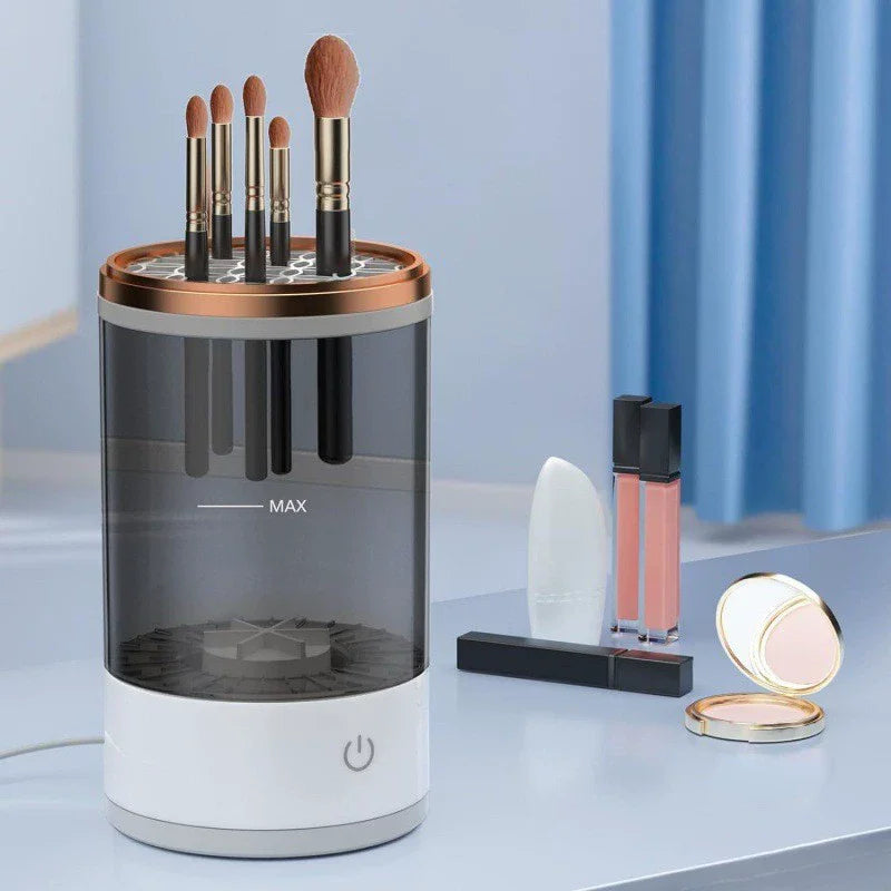 Nettoyeur électrique de pinceaux maquillage USB – Rechargeable – Nettoyage automatique & séchage rapide