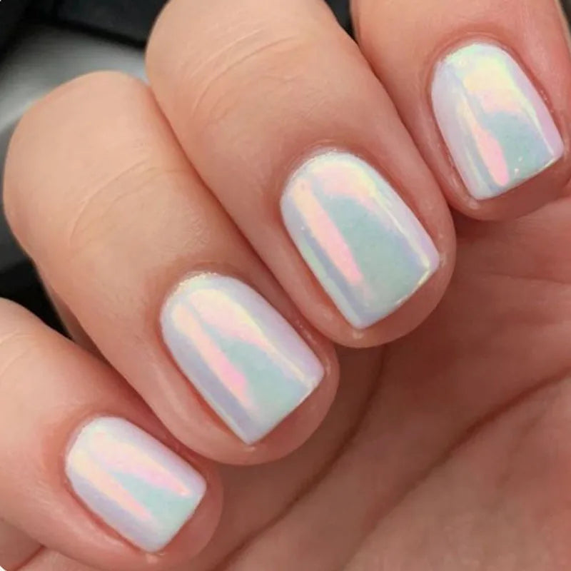 Faux ongles press-on courts carrés – Couleurs unies – 24 pièces