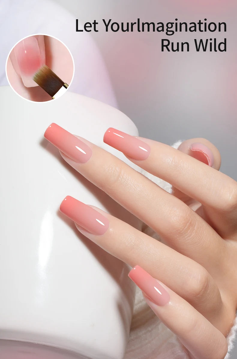 Pinceau Nail Art dégradé – Elastic Sweep Brush pour effets lissés