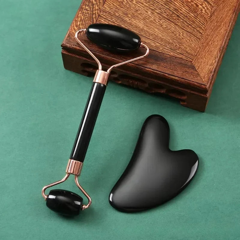 Gua Sha visage en pierre naturelle – Massage facial liftant & drainage lymphatique