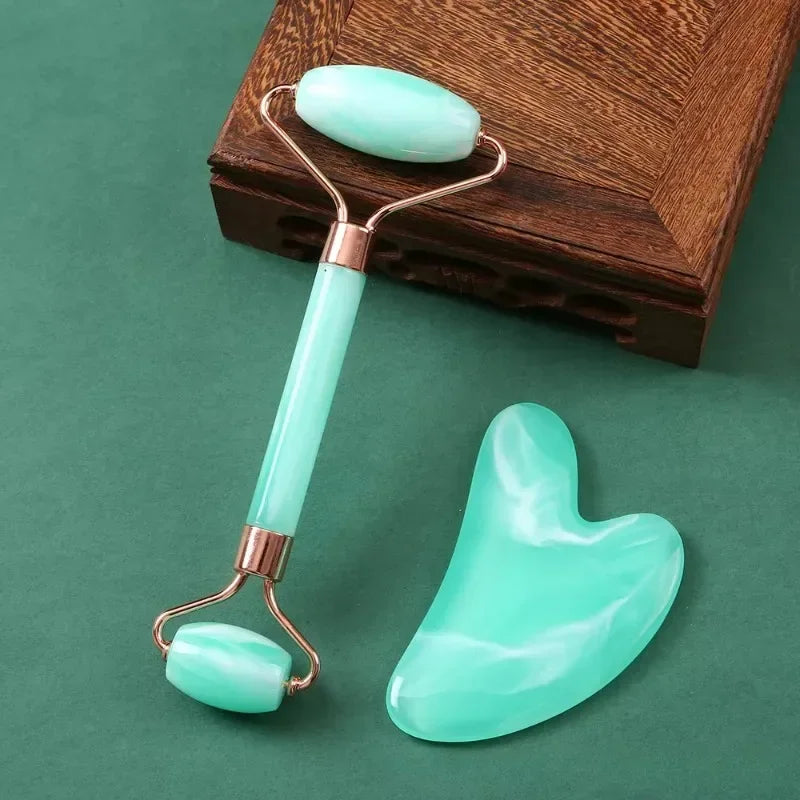 Gua Sha visage en pierre naturelle – Massage facial liftant & drainage lymphatique