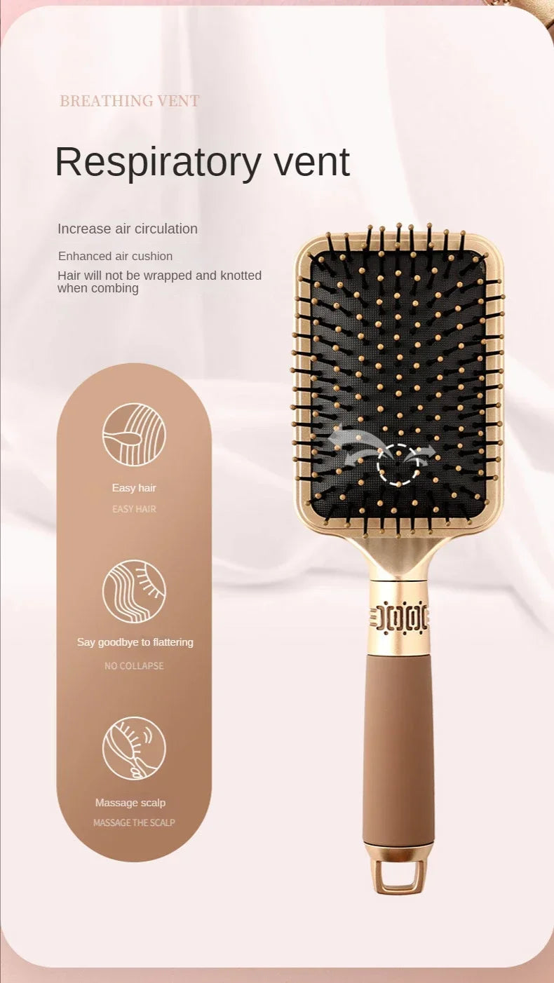 Brosse à cheveux professionnelle – Plate, ronde ou pneumatique – Plusieurs couleurs – Tous types de cheveux