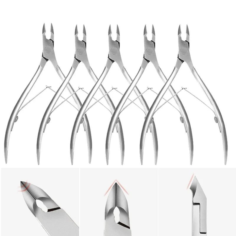 Pince à cuticules professionnelle en acier inoxydable – Manucure & pédicure