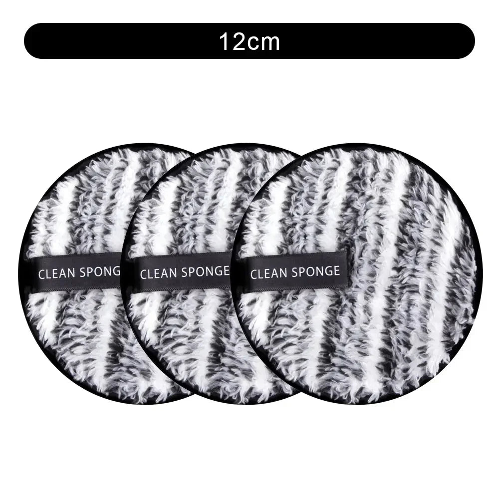 Cotons démaquillants réutilisables en coton – Lot de 3 disques lavables ultra doux