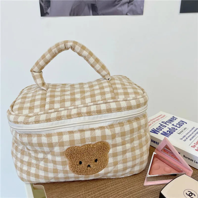 Trousse maquillage ourson – Sac de rangement mignon & pratique pour le quotidien