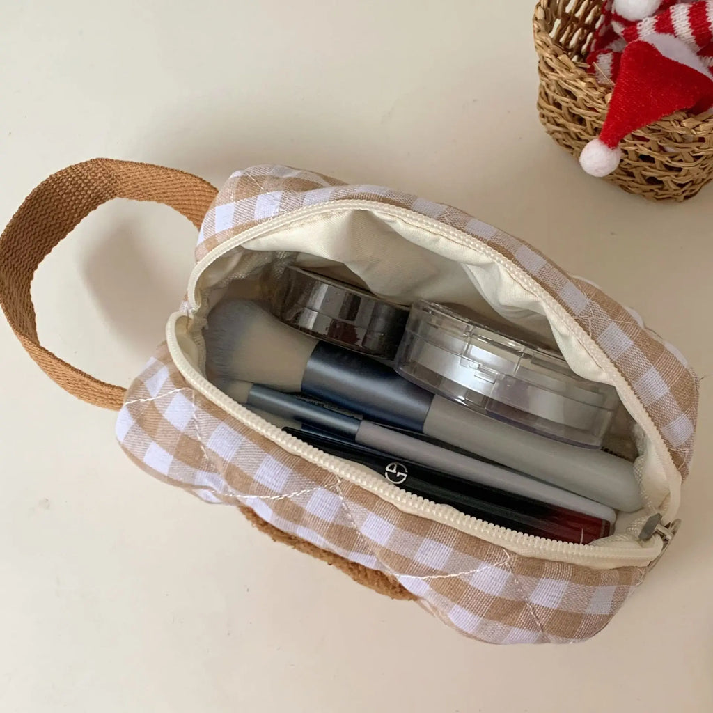 Trousse maquillage ourson – Sac de rangement mignon & pratique pour le quotidien