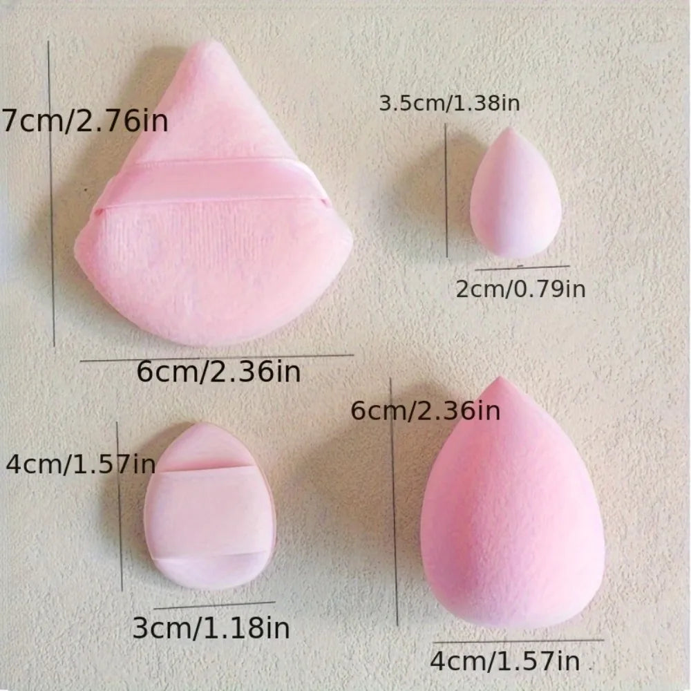 Lot de 12 éponges maquillage professionnelles – Beauty blender fond de teint & correcteur