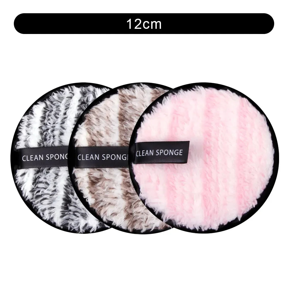 Cotons démaquillants réutilisables en coton – Lot de 3 disques lavables ultra doux