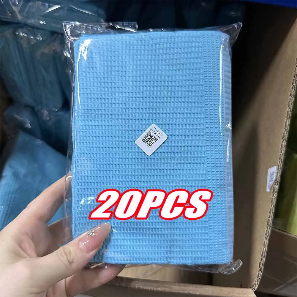 Tapis de table manucure jetables – Papier Nail Art imperméable 3 couches 20 pcs