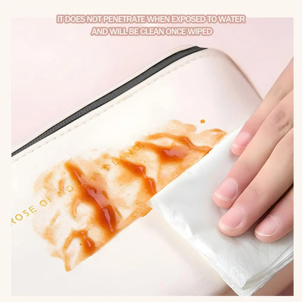 Trousse de maquillage rigide élégante – Organisateur beauté premium avec compartiments & poignée