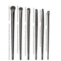 Set de pinceaux yeux professionnel – 6 pinceaux précision pour ombres, eyeliner & sourcils
