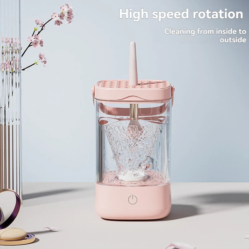 Nettoyeur électrique de pinceaux maquillage USB – Rechargeable – Nettoyage automatique & séchage rapide