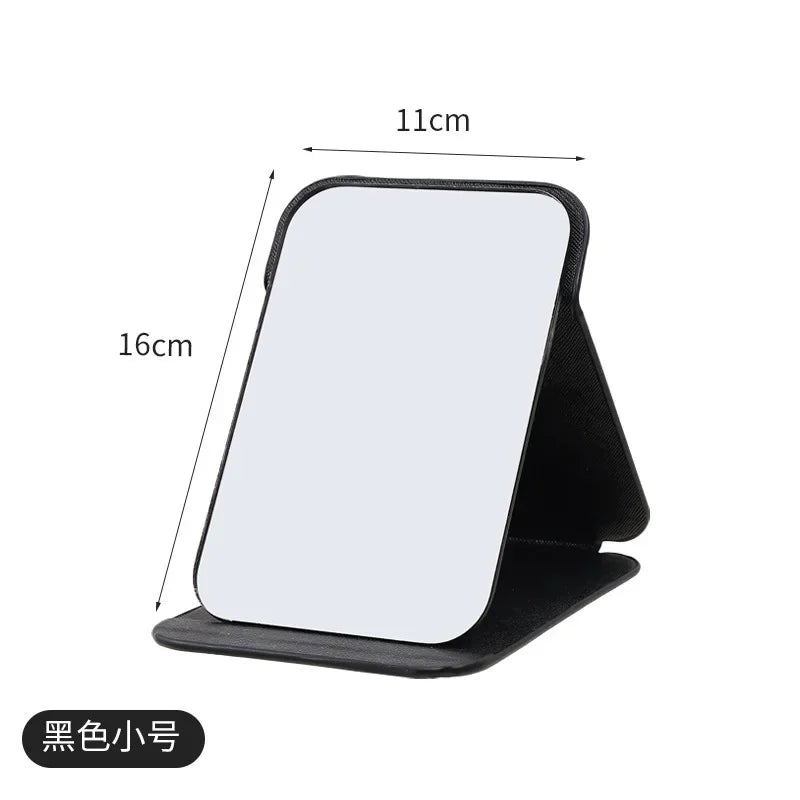 Miroir de maquillage pliable portable – Miroir de table compact sans éclairage