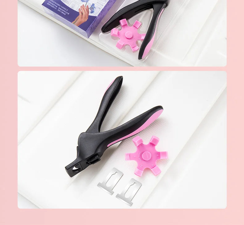 Coupe-ongles en U pour faux ongles – Coupe précise et réglable pour manucure