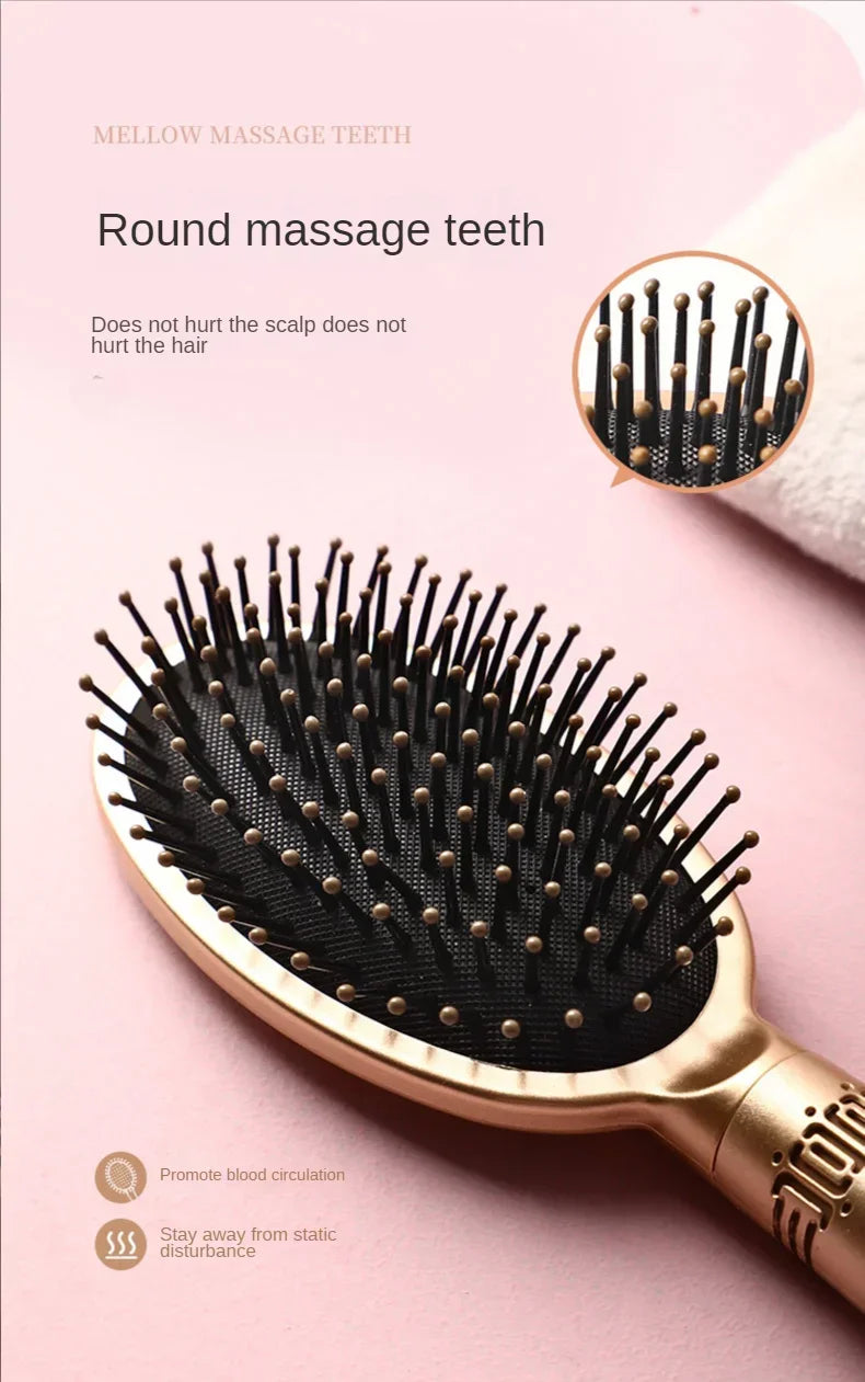 Brosse à cheveux professionnelle – Plate, ronde ou pneumatique – Plusieurs couleurs – Tous types de cheveux