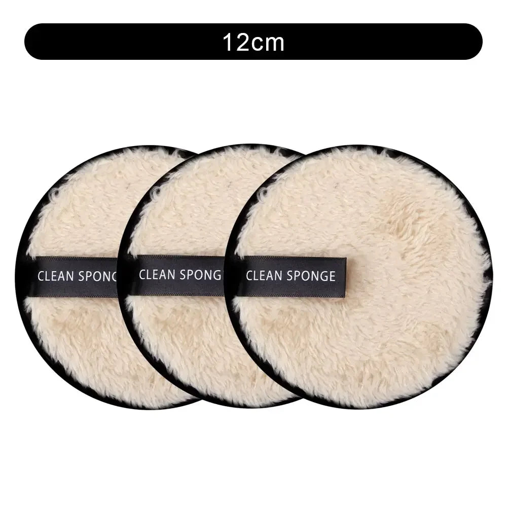 Cotons démaquillants réutilisables en coton – Lot de 3 disques lavables ultra doux