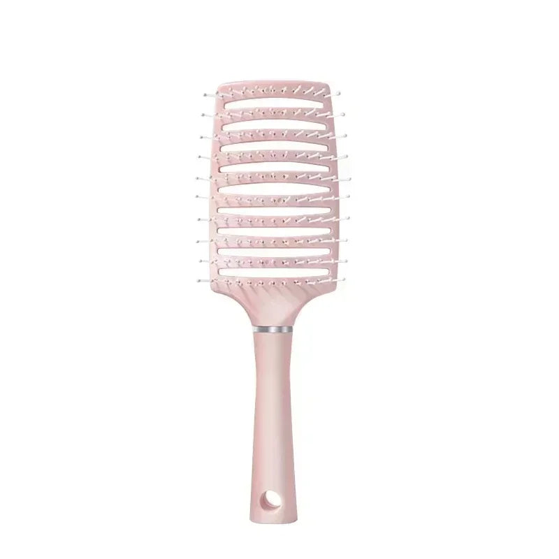 Brosse cheveux ajourée anti-casse – Brosse démêlante ventilée pour tous types de cheveux