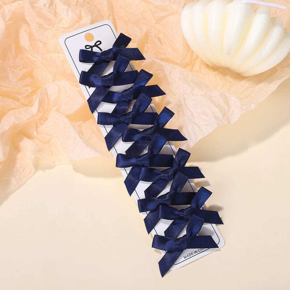 Lot de 10 mini pinces nœuds– Barrettes cheveux fille style ballet