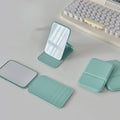 Miroir de maquillage pliable en PU – Miroir de table et de voyage compact