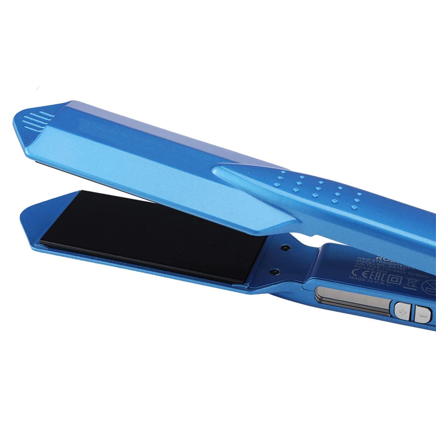 Lisseur cheveux professionnel plaques larges en titane – Chauffe rapide 230°